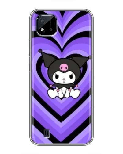 Чехол для Realme C11 (2021) / C20 с картинкой «Kuromi и фиолетовые сердца» Чехол для Realme C11 (2021) / C20 с картинкой «Kuromi и фиолетовые сердца»
