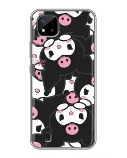 Чехол для Realme C11 (2021) / C20 с картинкой «Паттерн голов Куроми»
