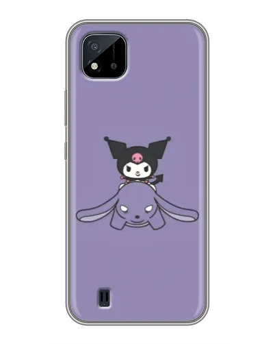 Чехол для Realme C11 (2021) / C20 с картинкой «Kuromi на лиловом фоне» Чехол для Realme C11 (2021) / C20 с картинкой «Kuromi на лиловом фоне»