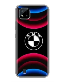 Чохол для Realme C11 (2021) / C20 з картинкою «Логотип BMW та неонові дуги» Чохол для Realme C11 (2021) / C20 з картинкою «Логотип BMW та неонові дуги»