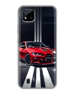 Чохол для Realme C11 (2021) / C20 з картинкою «Червона BMW на дорозі» Чохол для Realme C11 (2021) / C20 з картинкою «Червона BMW на дорозі»