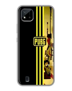 Чохол для Realme C11 (2021) / C20 з картинкою «PUBG — камуфляжний шолом»