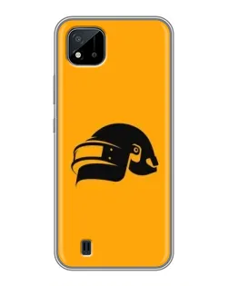 Чохол для Realme C11 (2021) / C20 з картинкою «PUBG — золотий шолом»