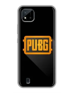 Чохол для Realme C11 (2021) / C20 з картинкою «PUBG — рамка лого»