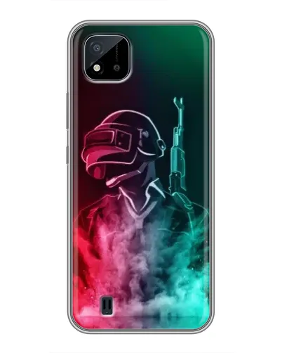 Чохол для Realme C11 (2021) / C20 з картинкою «PUBG — вогняний воїн» Чохол для Realme C11 (2021) / C20 з картинкою «PUBG — вогняний воїн»