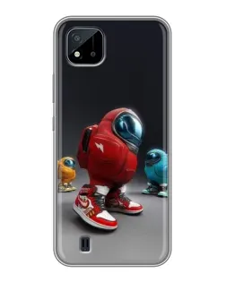 Чохол для Realme C11 (2021) / C20 з картинкою «Among Us — 3D стиль»