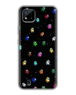 Чохол для Realme C11 (2021) / C20 з картинкою «Екіпаж Among Us»