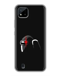 Чохол для Realme C11 (2021) / C20 з картинкою «Among Us шолом»