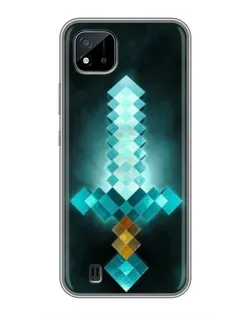 Чохол для Realme C11 (2021) / C20 з картинкою «Алмазний меч неон» Чохол для Realme C11 (2021) / C20 з картинкою «Алмазний меч неон»