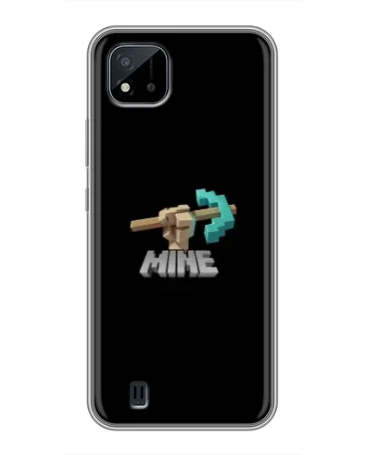 Чехол для Realme C11 (2021) / C20 с картинкой «Алмазная кирка»