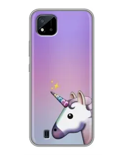 Чехол для Realme C11 (2021) / C20 с картинкой «Единорог градиент» Чехол для Realme C11 (2021) / C20 с картинкой «Единорог градиент»