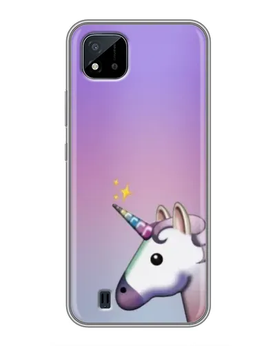 Чехол для Realme C11 (2021) / C20 с картинкой «Единорог градиент»