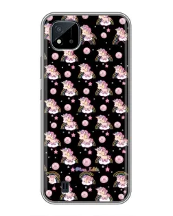 Чехол для Realme C11 (2021) / C20 с картинкой «Magic Unicorn паттерн»