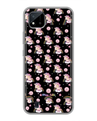Чехол для Realme C11 (2021) / C20 с картинкой «Magic Unicorn паттерн»