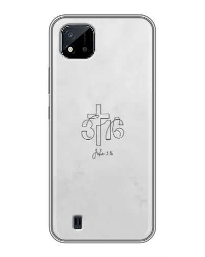 Чехол для Realme C11 (2021) / C20 с картинкой «Иоанна 3:16 Крест»