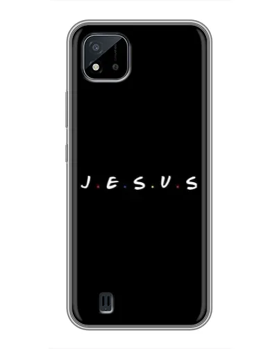 Чехол для Realme C11 (2021) / C20 с картинкой «Точки веры J.E.S.U.S.»