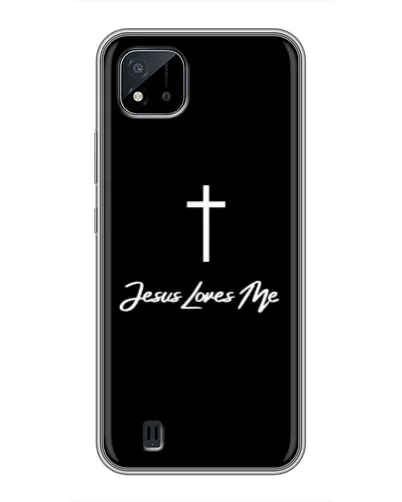 Чехол для Realme C11 (2021) / C20 с картинкой «Иисус любит тебя»