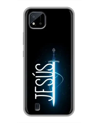Чехол для Realme C11 (2021) / C20 с картинкой «Меч Духа Jesus»