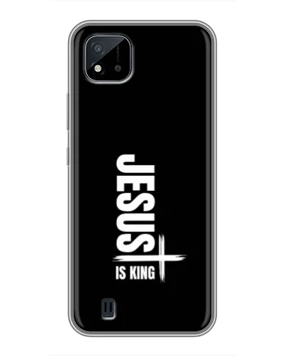 Чехол для Realme C11 (2021) / C20 с картинкой «Вертикаль веры Jesus»