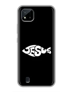 Чехол для Realme C11 (2021) / C20 с картинкой «Рыба Jesus» Чехол для Realme C11 (2021) / C20 с картинкой «Рыба Jesus»