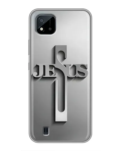 Чехол для Realme C11 (2021) / C20 с картинкой «Металлический крест Jesus» Чехол для Realme C11 (2021) / C20 с картинкой «Металлический крест Jesus»