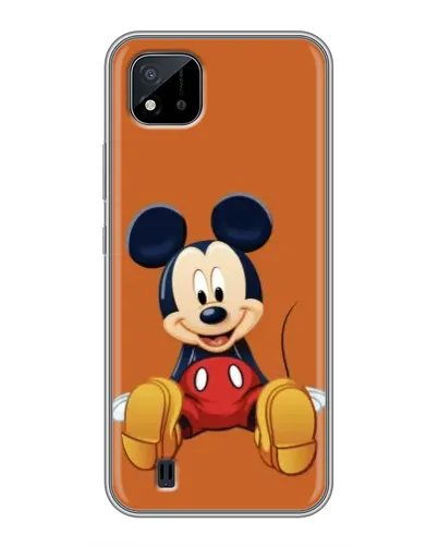 Чехол для Realme C11 (2021) / C20 с картинкой «Микки отдыхает»