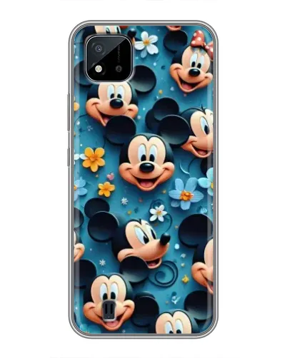 Чехол для Realme C11 (2021) / C20 с картинкой «Паттерн Микки и Минни»