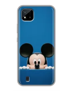 Чехол для Realme C11 (2021) / C20 с картинкой «Микки выглядывает» Чехол для Realme C11 (2021) / C20 с картинкой «Микки выглядывает»