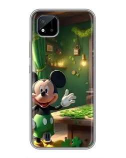 Чехол для Realme C11 (2021) / C20 с картинкой «Микки в мастерской»