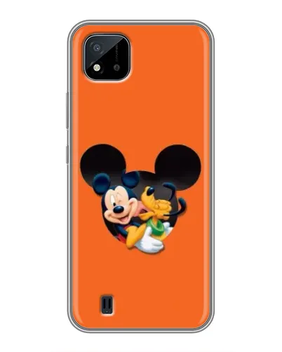 Чехол для Realme C11 (2021) / C20 с картинкой «Сердце Микки Минни»