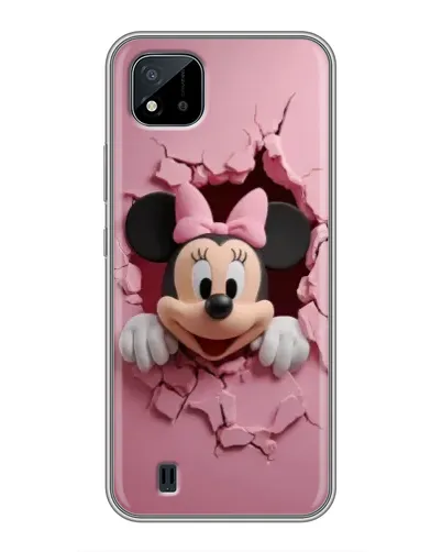 Чехол для Realme C11 (2021) / C20 с картинкой «Минни сквозь стену»