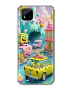 Чехол для Realme C11 (2021) / C20 с картинкой «Монстр-трак приключения»