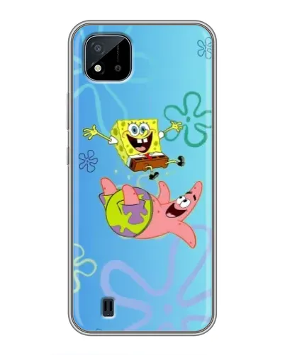 Чехол для Realme C11 (2021) / C20 с картинкой «Спанч Боб и Патрик»