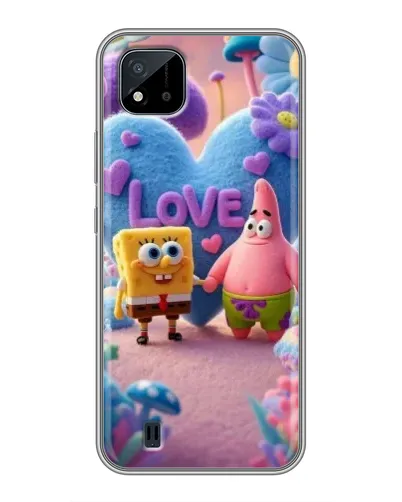 Чехол для Realme C11 (2021) / C20 с картинкой «Губка Боб Патрик»