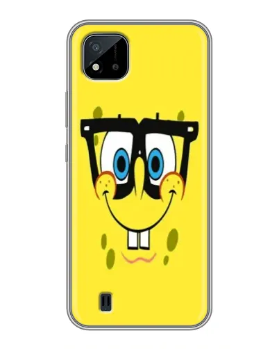 Чехол для Realme C11 (2021) / C20 с картинкой «Минималистичный Спанч Боб» Чехол для Realme C11 (2021) / C20 с картинкой «Минималистичный Спанч Боб»