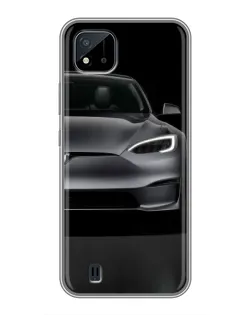 Чохол для Realme C11 (2021) / C20 з картинкою «Tesla Model S Look» Чохол для Realme C11 (2021) / C20 з картинкою «Tesla Model S Look»