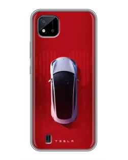 Чохол для Realme C11 (2021) / C20 з картинкою «Tesla Top View» Чохол для Realme C11 (2021) / C20 з картинкою «Tesla Top View»