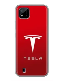 Чохол для Realme C11 (2021) / C20 з картинкою «Tesla Red Classic» Чохол для Realme C11 (2021) / C20 з картинкою «Tesla Red Classic»