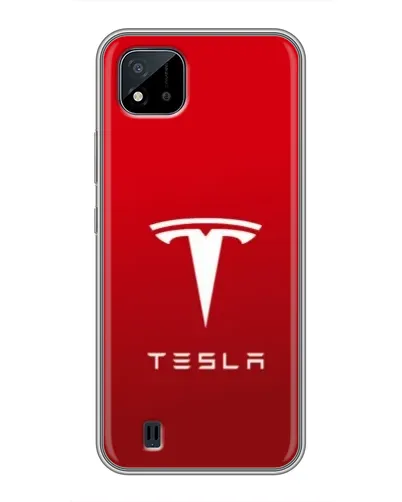Чехол для Realme C11 (2021) / C20 с картинкой «Tesla Red Classic»