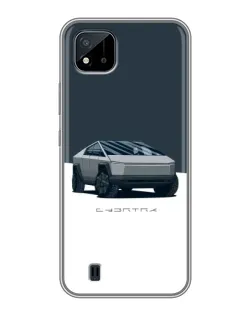 Чехол для Realme C11 (2021) / C20 с картинкой «Серебристый Cybertruck Tesla» Чехол для Realme C11 (2021) / C20 с картинкой «Серебристый Cybertruck Tesla»