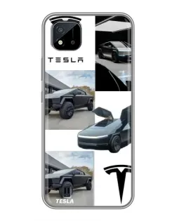 Чехол для Realme C11 (2021) / C20 с картинкой «Коллаж Cybertruck Tesla» Чехол для Realme C11 (2021) / C20 с картинкой «Коллаж Cybertruck Tesla»