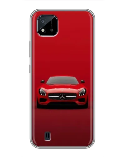 Чехол для Realme C11 (2021) / C20 с картинкой «Красный Mercedes AMG»