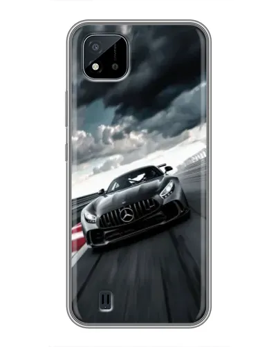 Чехол для Realme C11 (2021) / C20 с картинкой «Гоночный Mercedes AMG»