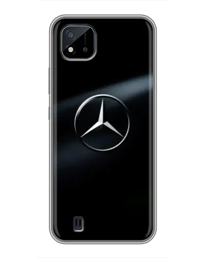 Чехол для Realme C11 (2021) / C20 с картинкой «Mercedes на металле» Чехол для Realme C11 (2021) / C20 с картинкой «Mercedes на металле»
