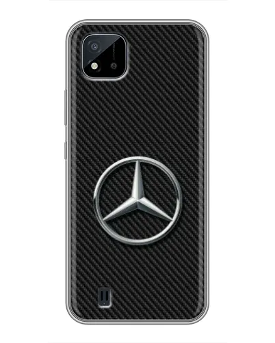 Чехол для Realme C11 (2021) / C20 с картинкой «Карбоновый Mercedes стиль» Чехол для Realme C11 (2021) / C20 с картинкой «Карбоновый Mercedes стиль»