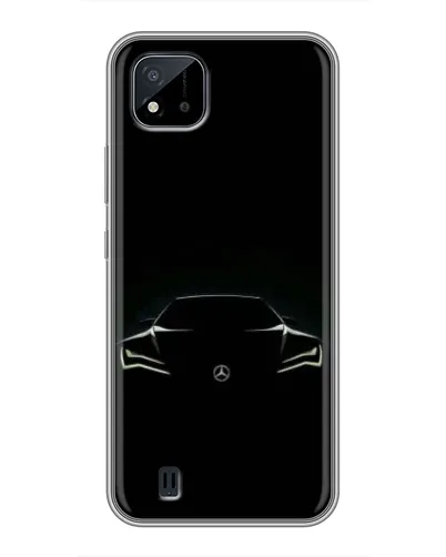 Чехол для Realme C11 (2021) / C20 с картинкой «Mercedes — силуэт авто» Чехол для Realme C11 (2021) / C20 с картинкой «Mercedes — силуэт авто»