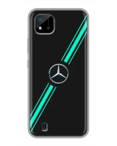 Чехол для Realme C11 (2021) / C20 с картинкой «Спортивные линии Mercedes» Чехол для Realme C11 (2021) / C20 с картинкой «Спортивные линии Mercedes»