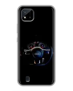 Чохол для Realme C11 (2021) / C20 з картинкою «Салон Audi — кермо» Чохол для Realme C11 (2021) / C20 з картинкою «Салон Audi — кермо»