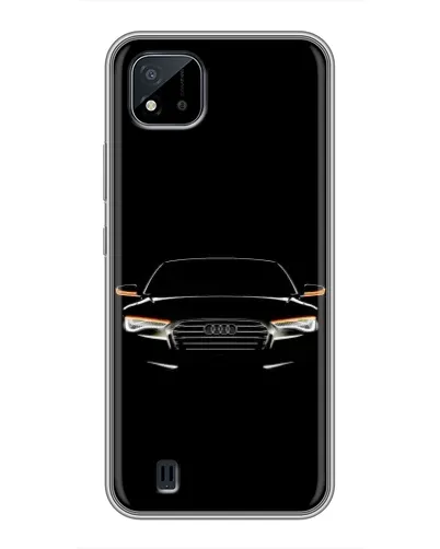 Чехол для Realme C11 (2021) / C20 с картинкой «Audi — ночной контур» Чехол для Realme C11 (2021) / C20 с картинкой «Audi — ночной контур»