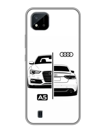 Чехол для Realme C11 (2021) / C20 с картинкой «Audi — контрастный дизайн» Чехол для Realme C11 (2021) / C20 с картинкой «Audi — контрастный дизайн»